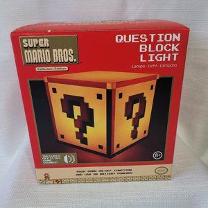 Super Mario Bros Large Question Block NIght Light